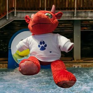 Red Devil Plush Build A Bear Great‎ Wolf Lodge 16 Inch